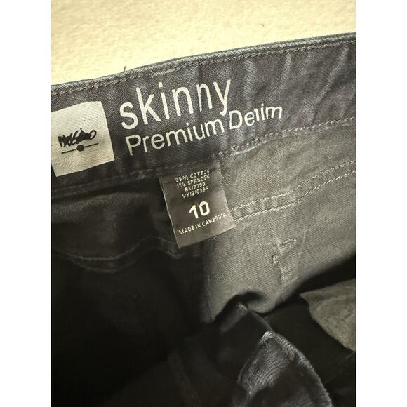Mossimo Skinny Jeans Women’s Size 10 Black Stretch Comfort Casual Denim - Picture 5 of 10